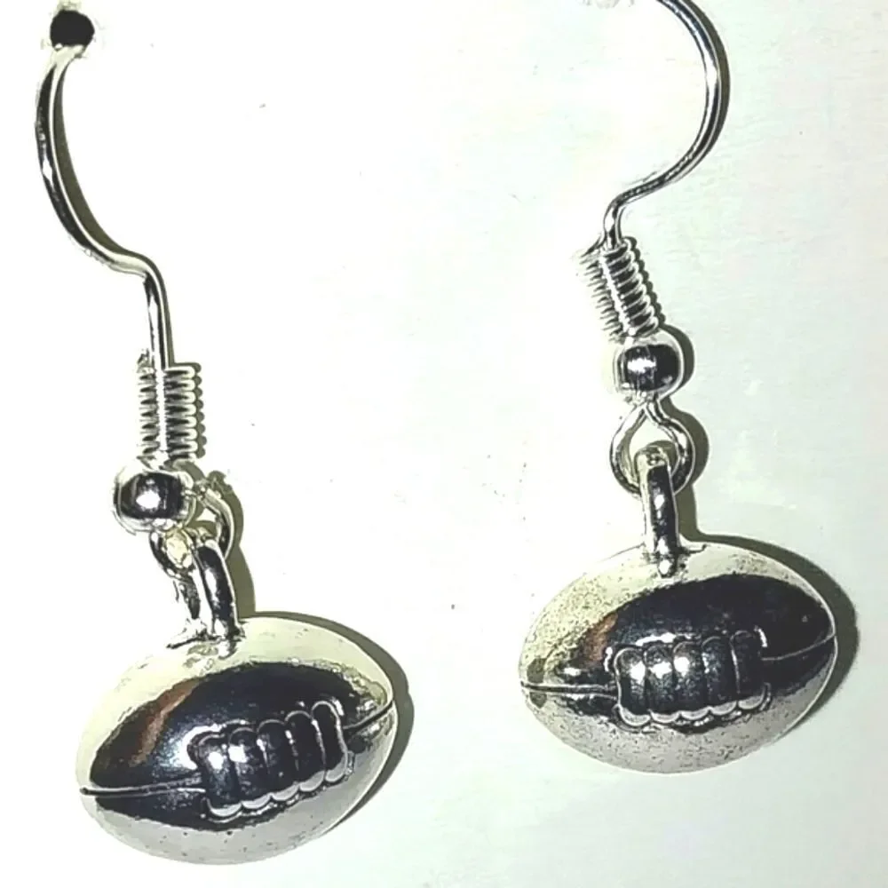 Super cute football sports earrings for women and kids